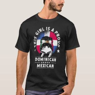 Dominicaanse Republiek Vlag Mexico Groen Vrouwenme T-shirt
