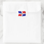 Dominicaanse Republiek Vlag Sticker (Tas)