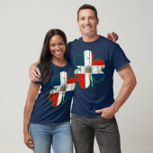 Dominicaanse vlag Irish Shamrock St Patricks Day T-shirt (Unisex)