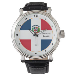 Dominicaanse vlag, mode/ontwerp van de Dominicaans Horloge