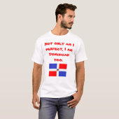Dominicaanse vlag t-shirt (Voorkant volledig)