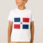 Dominicaanse vlag t-shirt (Voorkant)