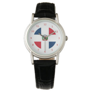 Dominicaanse vlag Watch Horloge