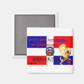 Dominicains cassent les cou Magnet Carré (Recto/Verso)