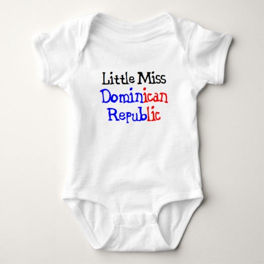 dominican little miss romper (Voorkant)