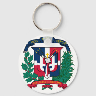 dominican republic emblem sleutelhanger