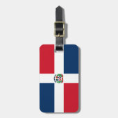 Dominican Republic flag Bagagelabel (Voorkant verticaal)