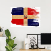 Dominican Republic Flag Posters (Bureau à domicile)