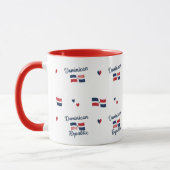 -Dominican Roots Pattern Mug | Caribbean Flag (Gauche)