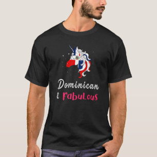 Dominicana Girl Flag Rd Dominican Republic Women U T-shirt