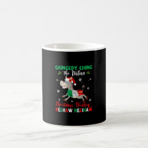 Dominick De Donkey-Italiaanse Donkey voor Kerstmis Koffiemok