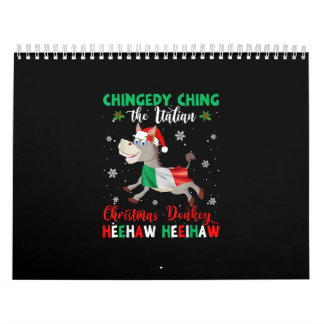 Dominick The Kerstman Donkey-Italiaanse Donkey Kalender