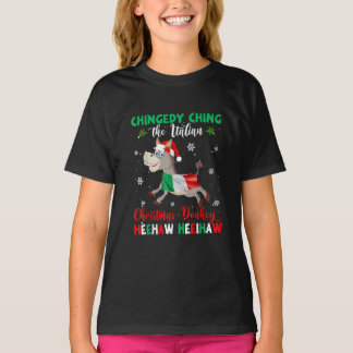 Dominick The Kerstmis Donkey-Italy Donkey Chris T-shirt
