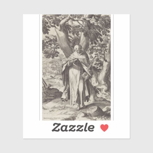 Dominicus Castiliaans Katholiek priester Sticker (Vel)