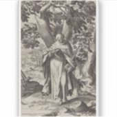 Dominicus Castiliaans Katholiek priester Sticker (Voorkant)