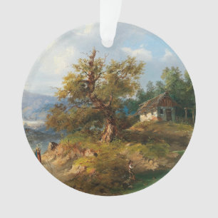 Dominik Schufried Un paysage montagneux avec...