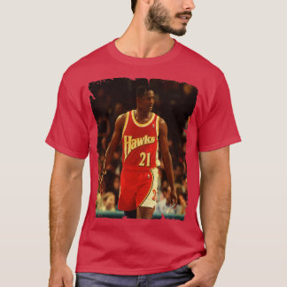 Dominique Wilkins  ontwerp van basketbal 3 T-shirt
