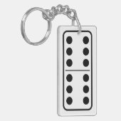 domino 6 6 sleutelhanger (Voorkant Links)