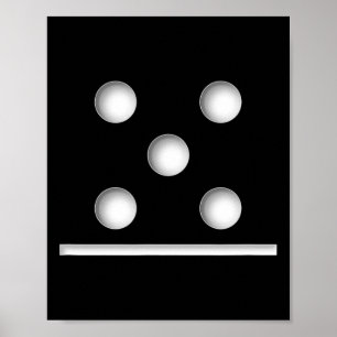 Domino Game 5 0 Halloween Kerstmis Poster