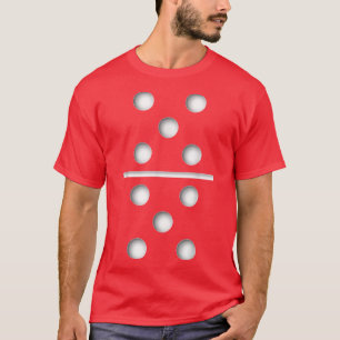 Domino Game 5 5-Halloween Kerstmis 1880 T-shirt