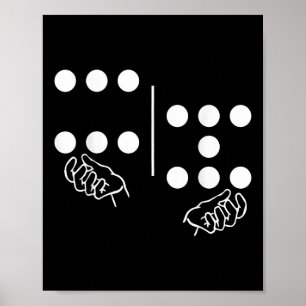 Domino Groepskostuums 6-7 Overeenkomende Grappige Poster