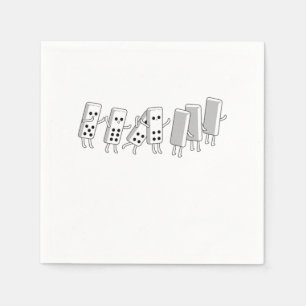 Domino Herfst Dominoes Tiles Puzzler Game Gift Servet