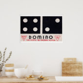 Domino - Impression Boîte d'Allumettes - Art Mural (Cuisine)
