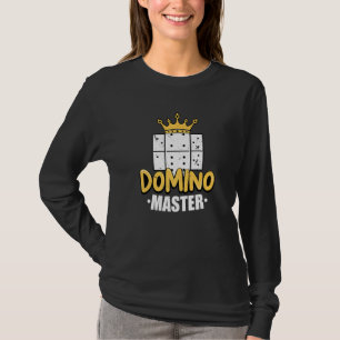 Domino Master Domino Stenen Spel Dominostenen Spel T-shirt