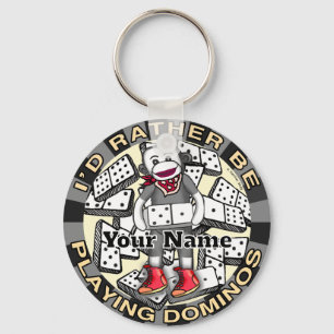 Domino spelen sleutelhanger