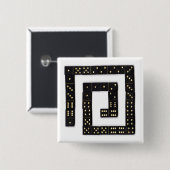 Domino Spiral Button (Voorkant /achterkant)