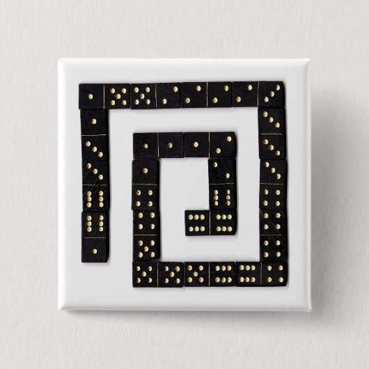 Domino Spiral Button (Voorkant)