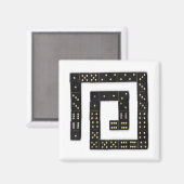 Domino Spiral Magnet Magneet (Voorkant / Achterkant)