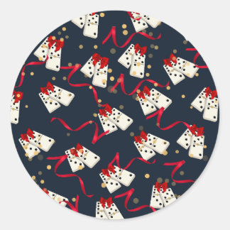 Domino Sticker - Blauw
