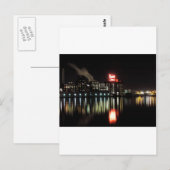 Domino Sugar Baltimore bij nacht Briefkaart (Voorkant / Achterkant)