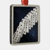 Domino Theory Metalen Ornament (Rechts)