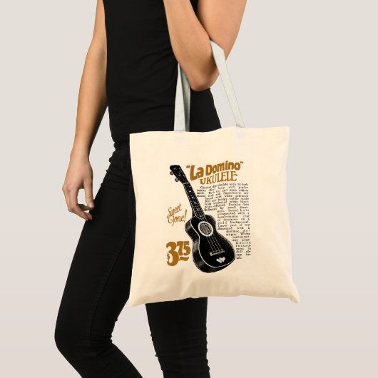 Domino Uke Ad Canvas tas (Voorkant (product))