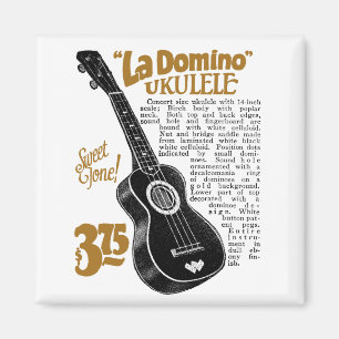 Domino Uke Ad Magnet Magneet