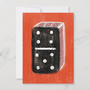 Domino Wenskaart Kaart