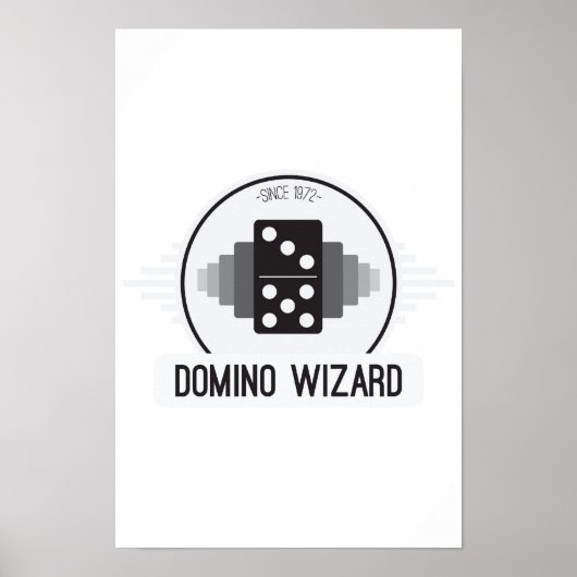 Domino Wizard Officieel Logo Poster (Voorkant)