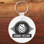 Domino Wizard Officiële Button Sleutelhanger (Voorkant)