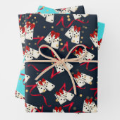 Domino Wrapping Sheets - Geassorteerd Inpakpapier Vel (In situ)