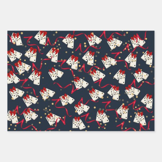 Domino Wrapping Sheets - Geassorteerd Inpakpapier Vel (Voorkant)