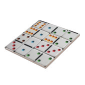 Dominoes Ceramic Tile Tegeltje (Zijkant)