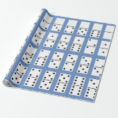 Dominoes Design Cadeaupapier (Uitgerold)