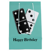 Dominoes Design Medium Cadeauzakje (Achterkant)