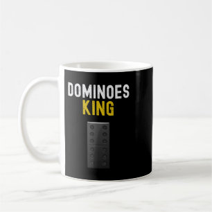 Dominoes Koning Shirt Grappige Dominoes Speler Don Koffiemok