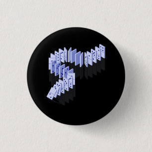 Dominoes Tegels Domino Player Dominoes Lover Strat Ronde Button 3,2 Cm