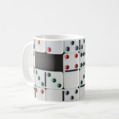 Dominoes Tile Foto Koffiemok (Voorkant links)