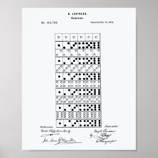 Dominos 1873 Whitepaper over octrooieerbaarheid Poster (Voorkant)
