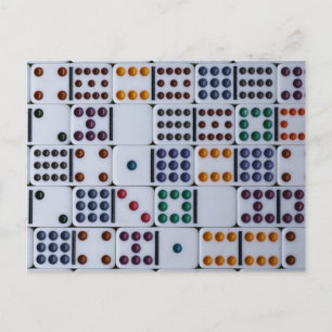Dominos Numbers Game Briefkaart